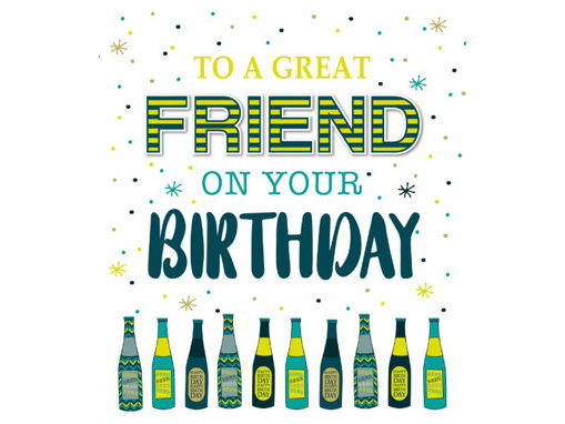 Picture of GREAT FRIEND BIRTHDAY CARD